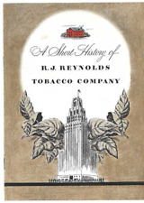 VINTAGE 1950 RJ REYNOLDS TOBACCO COMPANY 75TH ANNIVERSARY YEAR HISTORY BROCHURE picture