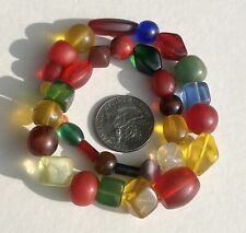 Trade beads Vintage Czech/Bohemian Colored Glass Beads picture