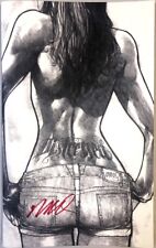 NEW SDCC 2017 TOUR HUMBERTO RAMOS DISTRESSED B&W SKETCHBOOK SIGNED SOFTCOVER picture