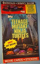 Vintage Teenage Mutant Ninja Turtles Topps Movie Cards Complete Set & Stickers  picture