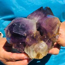 2.79LB Natural Amethyst Cluster Purple Quartz Crystal Rare Mineral Specimen 1361 picture
