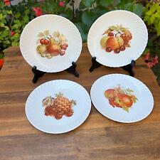 Four Burgess & Leigh Burleigh English Fruit Dessert Plates picture