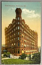 Postcard Baltimore Maryland Hotel Rennert 1910 VH picture