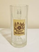Vintage German Heylands Bier Seppl Urbrau Glass Beer Mug 0.4 Liter SOHM picture