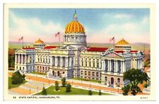 Vintage Pennsylvania State Capitol, Harrisburg, PA Postcard picture