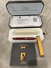 Never Used Vintage Omas 360 Rollerball Pen With Hi-Tech Silver Trim In Org box picture