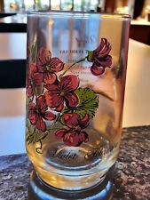 Drnking Glass 1950s Brockway Flower of The Month Violet February Shakespeare picture