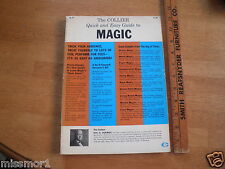 The Collier Quick Easy Guide to Magic Magician book Vermes 1963 1st ed 92 pgs picture