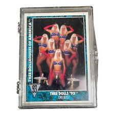 Thee Dolls Complete 1993 Sealed Card Set Pure Platinum ADULT Trading CARDS picture