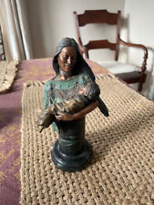 Legends Native American Mother and Baby Sculpture picture