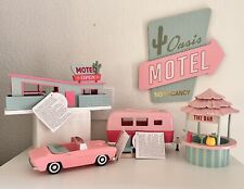 Target Bullseye Playground Motel LED Lighted Summer Decor - COMPLETE SET W/ SIGN picture