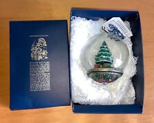 Mostowski Komozja Christmas Glass Ball Ornament Tree Toy Train Two Trains Loose picture