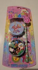 Lisa Frank Holiday Pencil with Eraser Tin - New Deadstock Rare Christmas Vintage picture