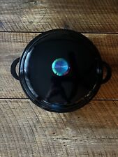 Vintage Le Creuset #30 Braiser with lid in Caviar/Licorice Black picture