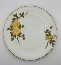 T&V Limoges Hand-Painted Plate with Gold Floral Design picture