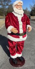 Gemmy 5ft Life Size Santa Claus Animated Singing Christmas Collapsible -Read- picture