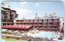 1960's MARLBOROUGH-BLENHEIM HOTEL SWIMMING POOL & CAFE ATLANTIC CITY NJ POSTCARD picture