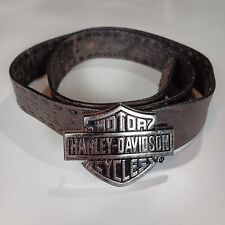 Harley Davidson Belt SZ 38 But Holes For 32-42 Brown Soft picture