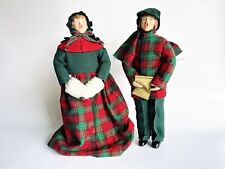 Vintage Dickensian Christmas Carolers Singing ~13