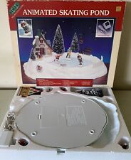 VTG Lemax Village Collection Animated Skating Snowbird Pond Christmas 1995 picture