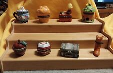 Trinket Boxes  Hinged - Lot of 7 - Various Types $15 Each picture