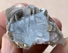 145 Carats beautiful  Aquamarine with Muscovite Crystal Specimen from Nagar Pak picture