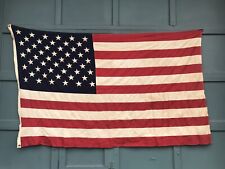 Vintage 50 Star Bulldog Bunting 5' x 8’ American Flag USA Martha’s Vineyard picture