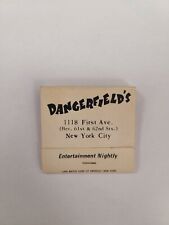 Vintage Matchbook Rodney Dangerfield's NYC Night Club New York FULL & UNSTRUCK picture