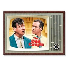 THE ODD COUPLE TV Show TV 3.5 inches x 2.5 inches Steel FRIDGE MAGNET picture