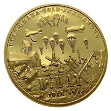 D-Day The Normandy Langding Collectible WWII Veterans Commemorative Coin picture