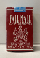 Vintage Pall Mall King Size CANDY CIGARETTES  Box Contents still  inside picture