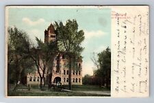 Wheaton IL-Illinois, Court House, Antique Vintage Souvenir Postcard picture
