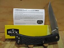 NIB - Buck USA 110 Slim Select Folding Pocket Knife In Black - 11878 picture