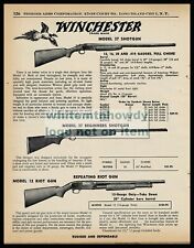 1959 WINCHESTER Model 37 and Beginner's Shotgun Original PRINT AD picture