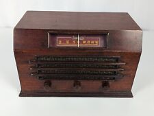 RARE VINTAGE 1947  Learadio MODEL 6615 AM Wood Tube Radio For Repair picture