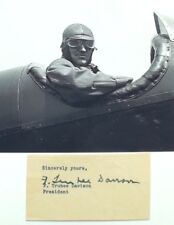 Frederick Trubee Davison WW 1 Aviator, CIA Officer, U.S Secretary Autograph picture