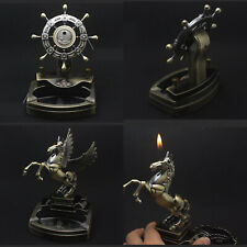 Cigarette Ashtray with Lighter Animal Anchor Design Retro Metal for Decoration picture