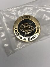 One 1985 Oaktree at Santa Anita Breeders Cup Lapel Pin in Brand New Condition picture