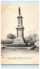 c1905 Soldier's And Sailors Monument L. S. & M. S. R. R. Elkhart IN Postcard picture