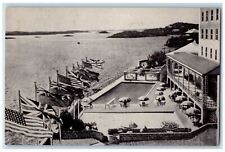 1952 The Princess Hotel Hamilton Bermuda Cancel Vintage Posted Postcard picture