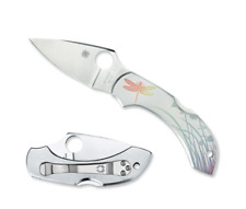 Spyderco Knives Dragonfly Lockback Tattoo Stainless Steel VG-10 Stainless C28PT picture