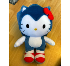 Sonic the Hedgehog x Hello Kitty Super Jumbo Plush Sanrio Japan 12