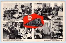 1944 WWII USO PENNSYLVANIA RAILROAD EDWARD CRIST USN HOSPITAL STAFF POSTCARD picture