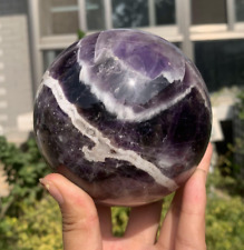 1290g Large Natural Dream Amethyst Quartz Sphere Polished Ball Crystal Healing picture