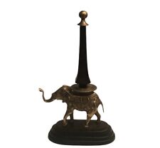 Vintage Brass/Bronze Unique Elephant Sculpture Home Decor Piece picture