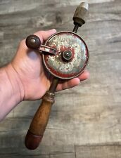 antique hand crank drill picture