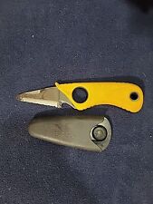 Gerber River Guide DISCONTINUED Yellow Knife M. Baroni Italy Rare Blunt Tip 8