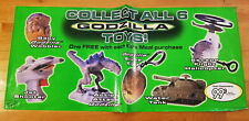 GODZILLA PROMO 1998 Taco Bell Store Display Toys Poster Movie Oddball Rare picture