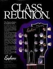 1982 Epiphone USA & Gibson America Series Guitars - Vintage Ad picture