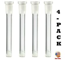 4X 4.5 inch Hookah Water Smoking Pipe Glass Bong Downstem  picture